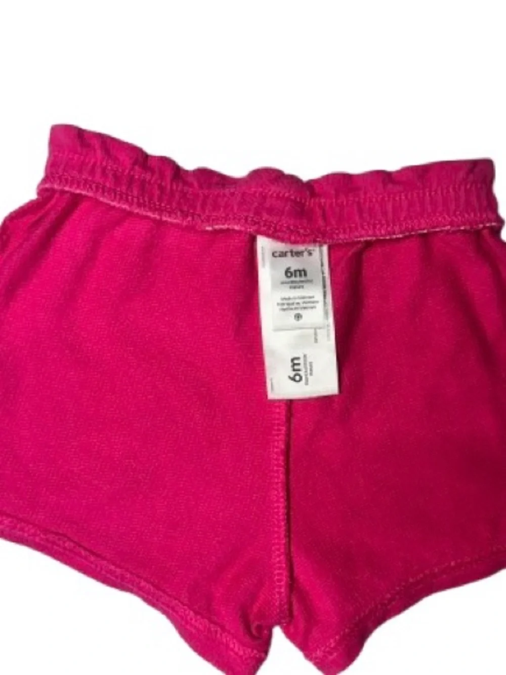 Carter's Bright Fuchsia Ruffle-Waist Girls' Shorts